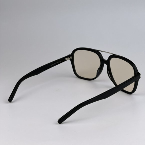 Saint Laurent SL545 001 BRAND NEW Sunglasses Black Light Yellow Pilot Unisex main image 10